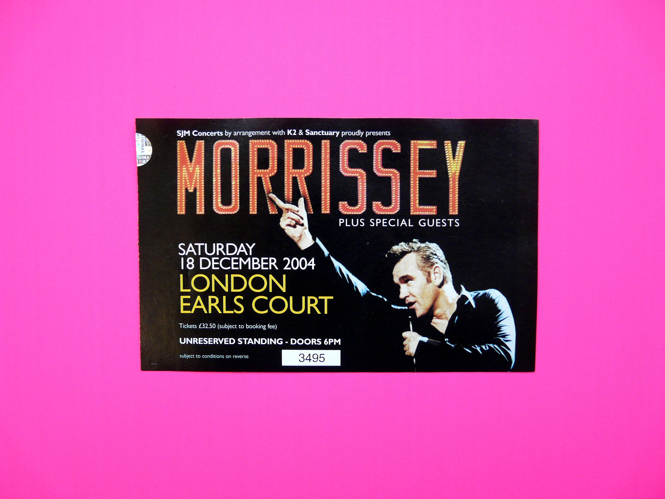 morrissey tour tickets