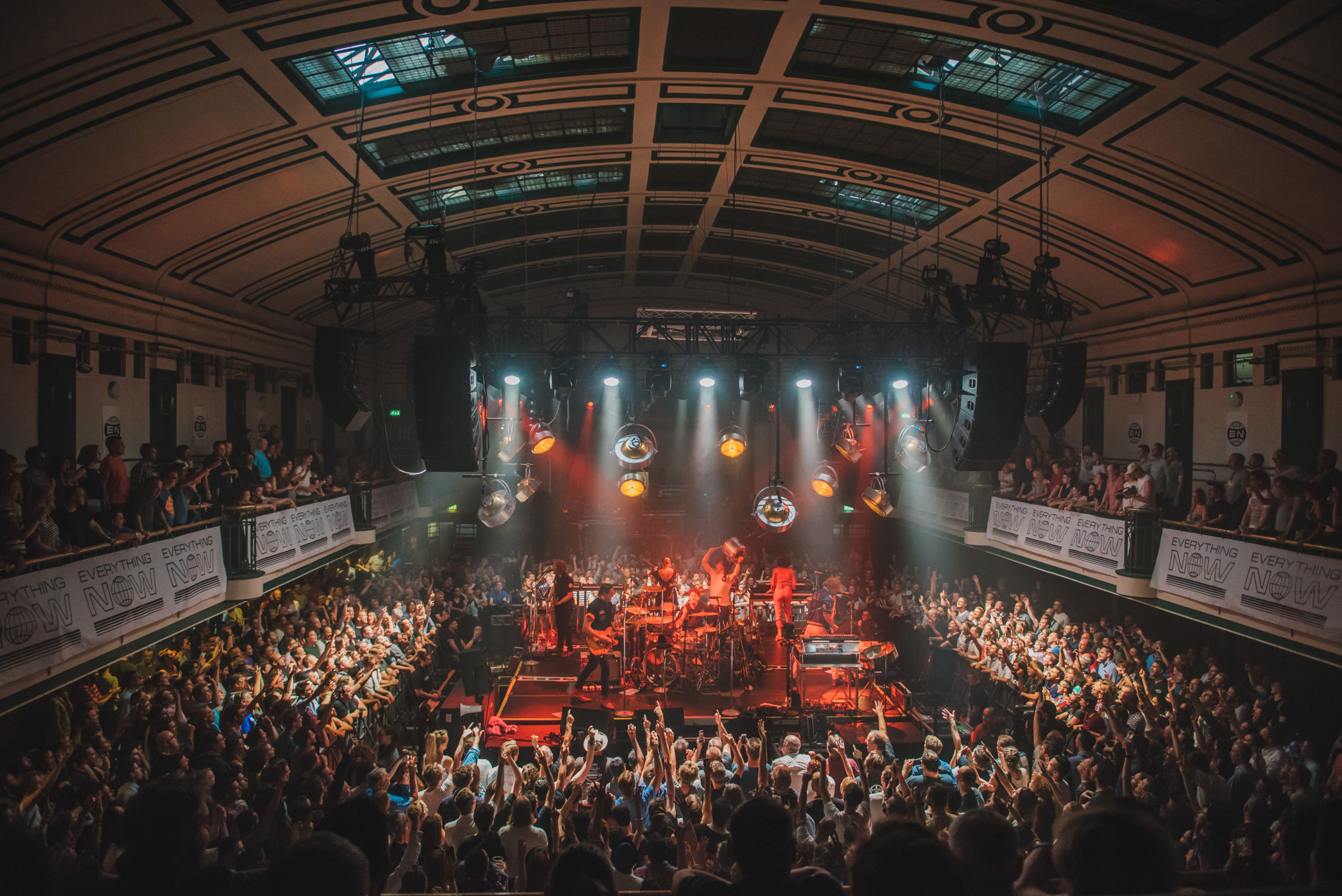 Arcade Fire taking over the home of East End boxing last night sounded ...