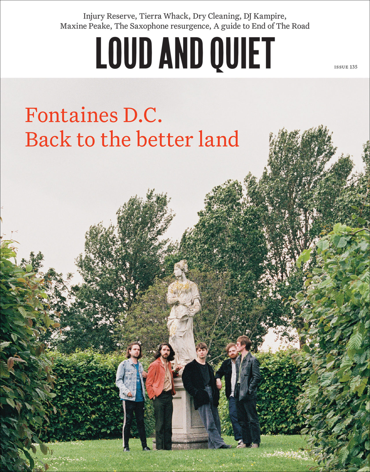 Fontaines D.C. are on the cover Loud And Quiet 135 order now Loud