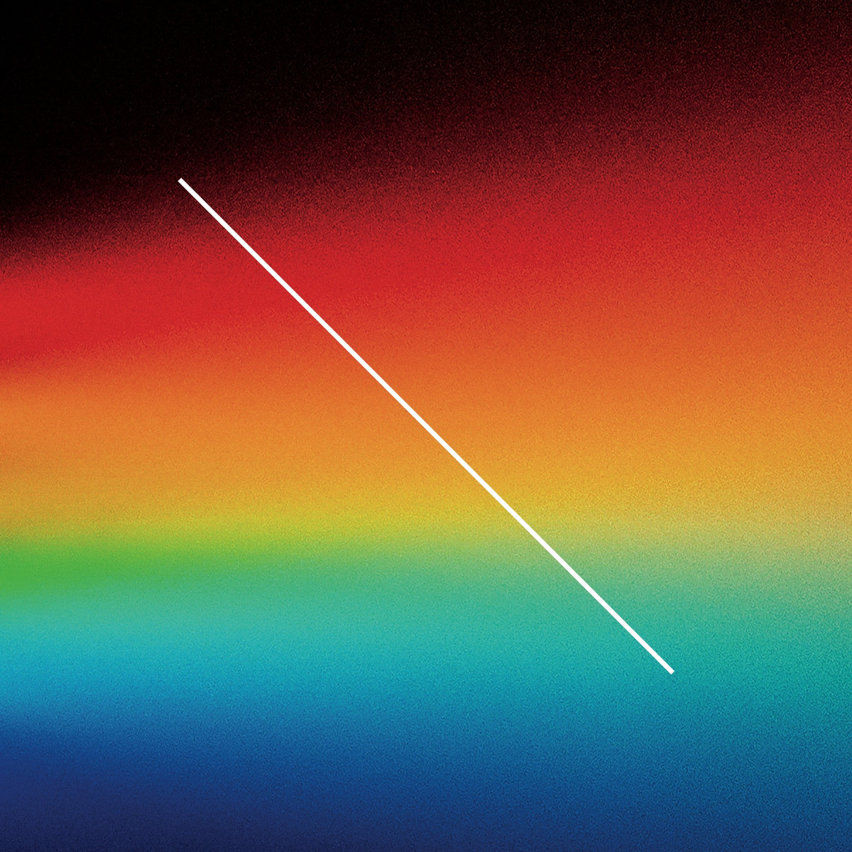 Rival Consoles – Overlfow, rainbow coloured artwork