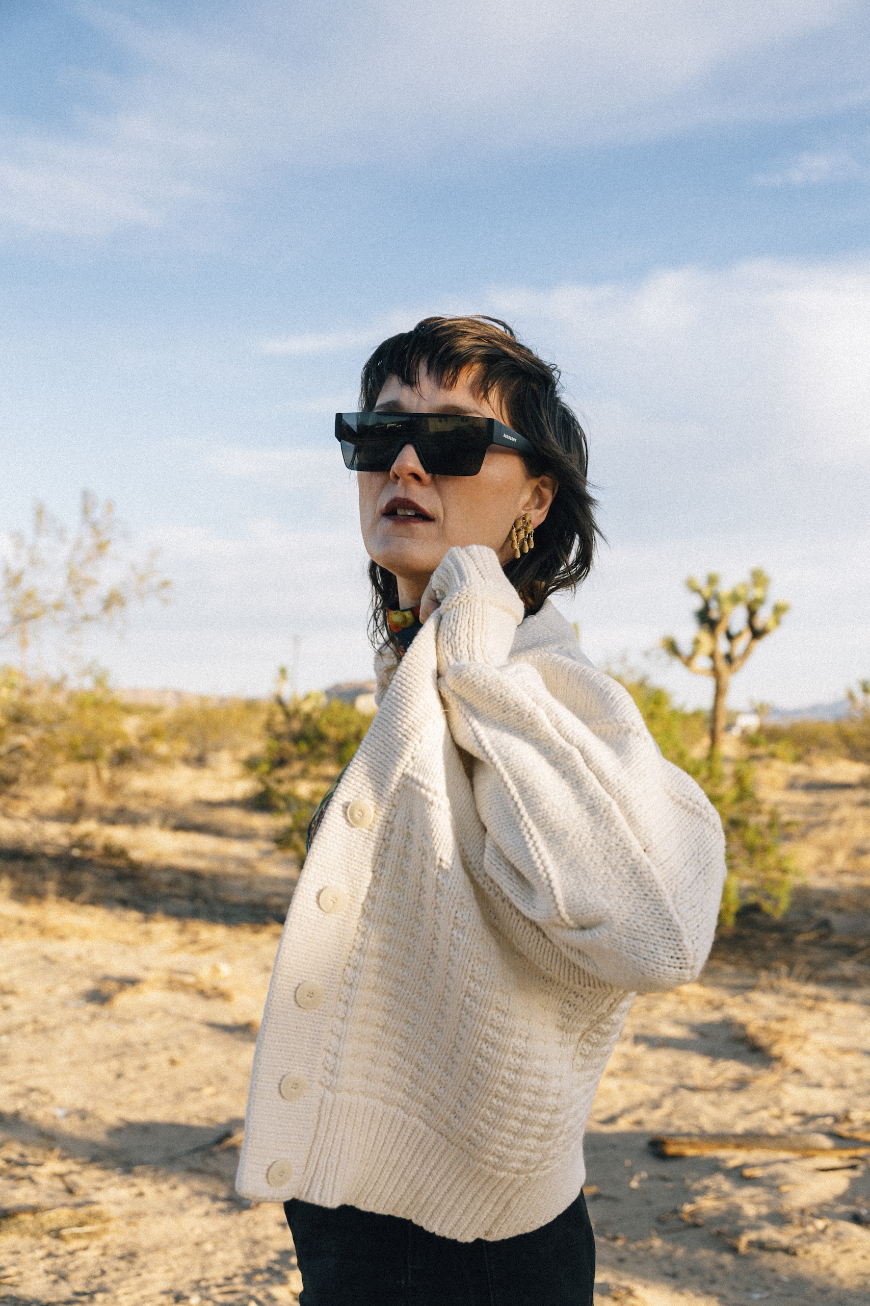 Cate Le Bon in Joshua Tree