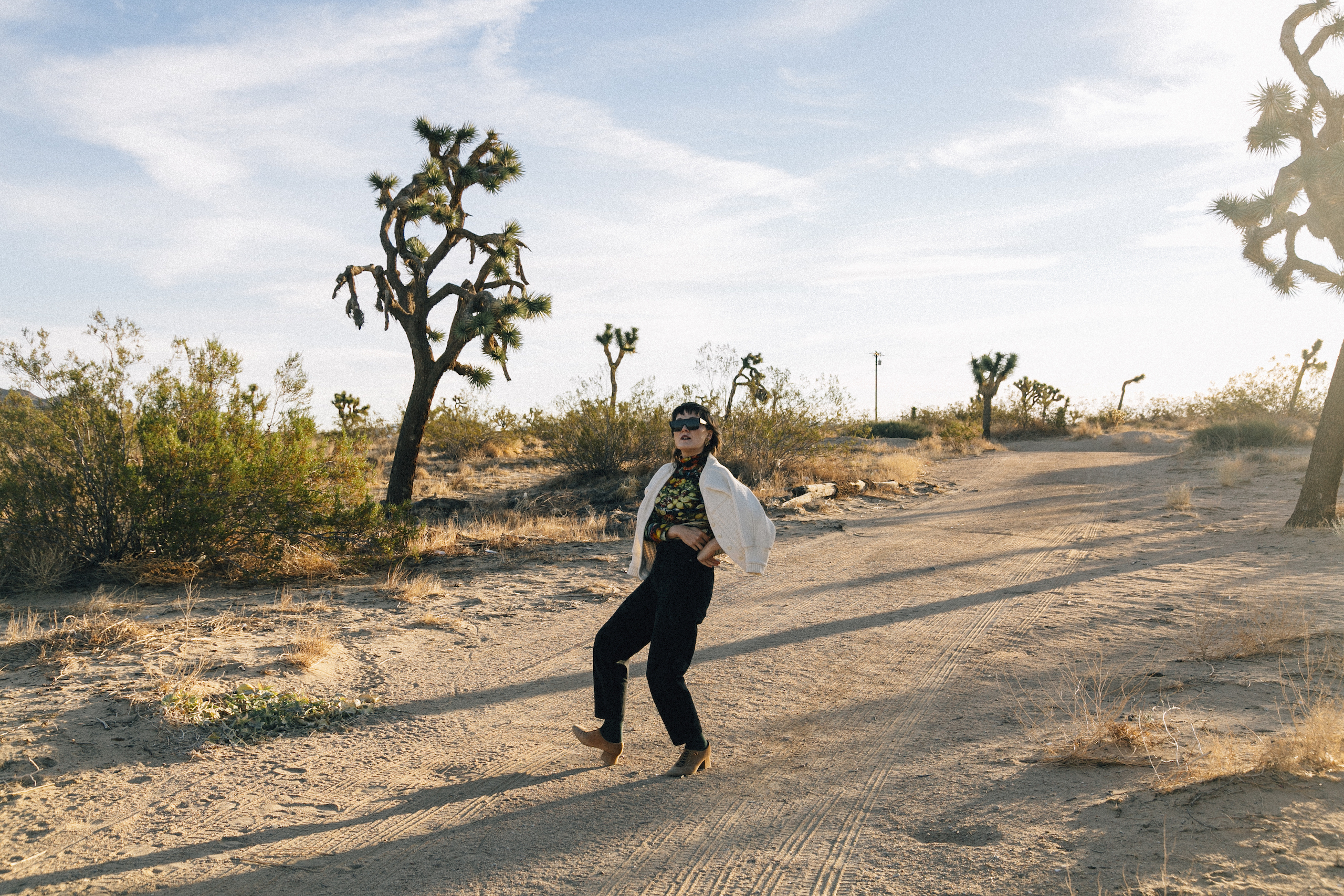 Cate Le Bon in Joshua Tree