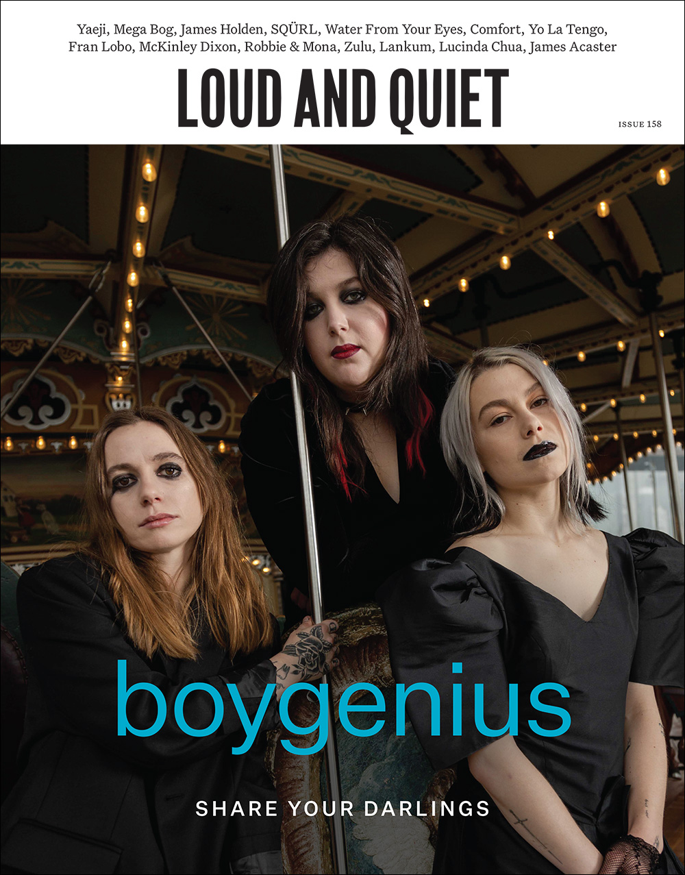 Boygenius on the cover of Loud And Quiet